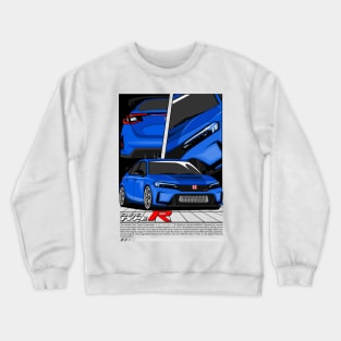 Civic Type R 2023 (Blue) Crewneck Sweatshirt